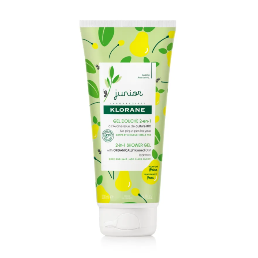 Petit Junior Gel de Ducha 2 en 1 a la Pera, 200 ml. - Klorane