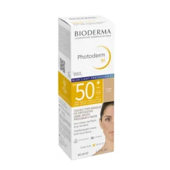 Photoderm M Gel-Crema SPF 50+ Color Claro, 40 ml. - Bioderma