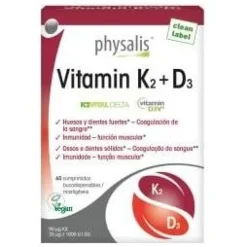 Physalis Vitamin K2 + D3 Bio Vegan 60Caps