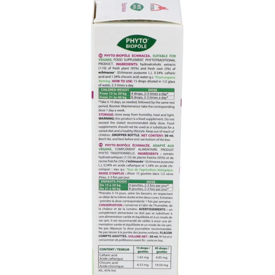 Phyto - Bipole Bio Echinacea 50ml - Intersa