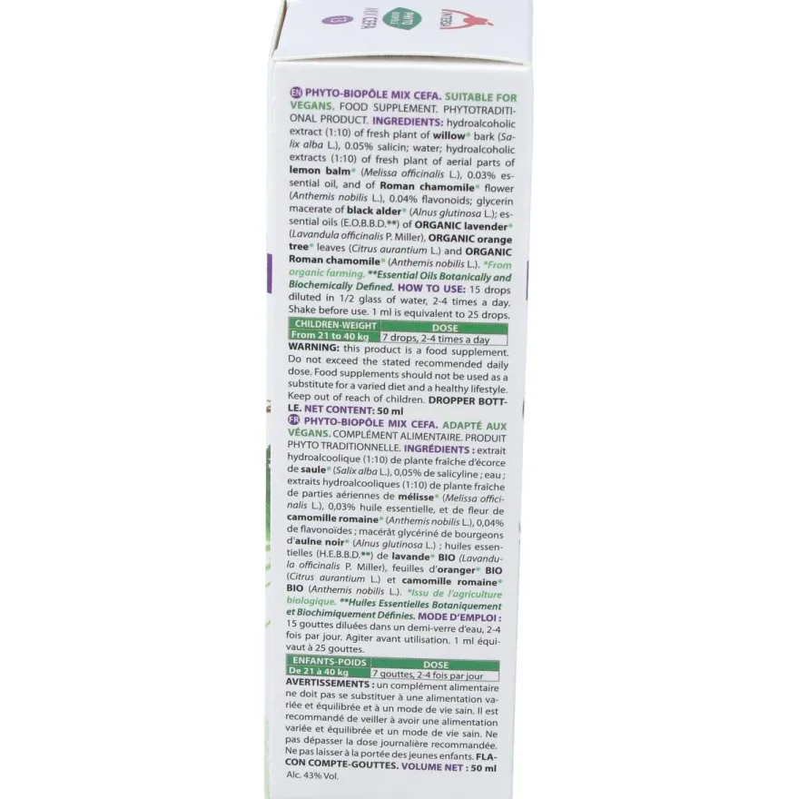 Phyto - Bipole Mix - Cefa (cefaleas) 50ml - Intersa