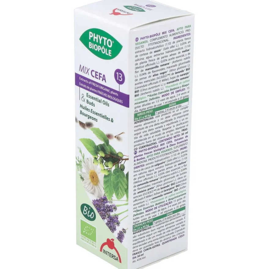 Phyto - Bipole Mix - Cefa (cefaleas) 50ml - Intersa