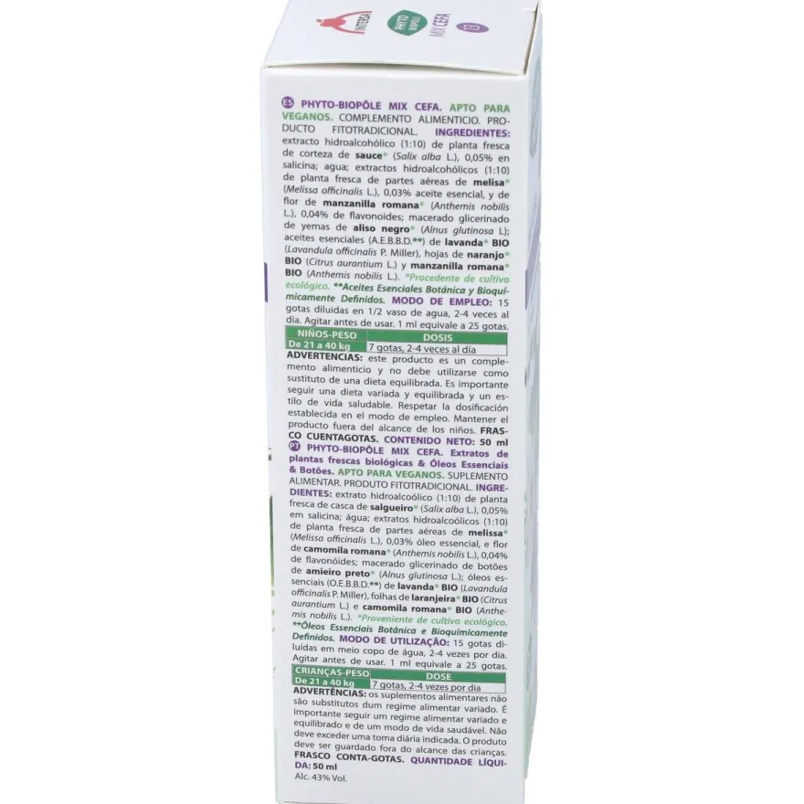 Phyto - Bipole Mix - Cefa (cefaleas) 50ml - Intersa