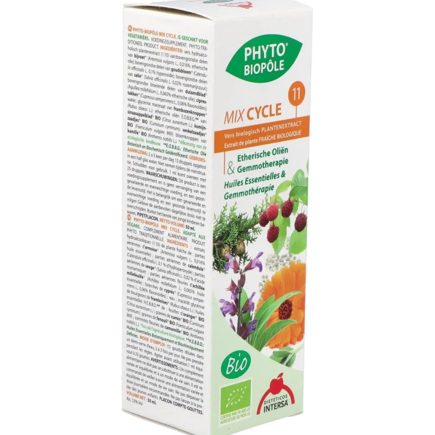 Phyto - Bipole Mix - Cycle (ciclo Menstrual) 50ml - Intersa