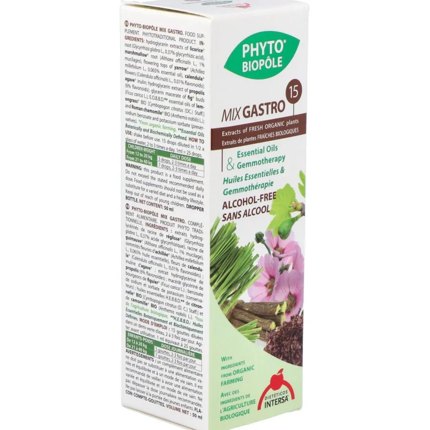 Phyto - Bipole Mix - Gastro (digestion) 50ml - Intersa