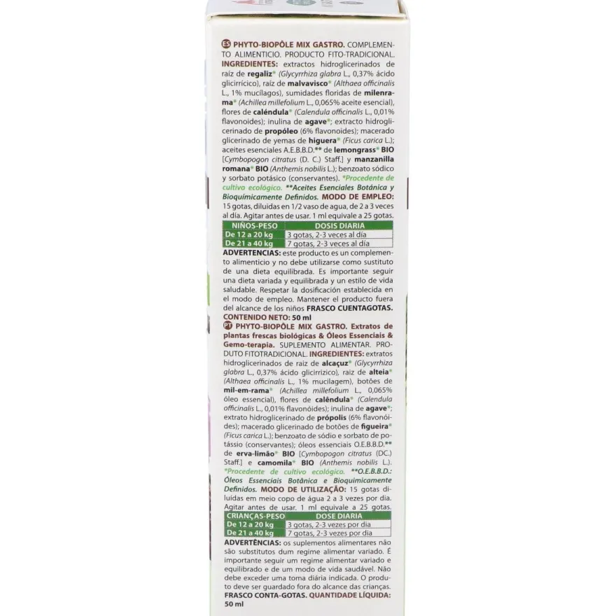 Phyto - Bipole Mix - Gastro (digestion) 50ml - Intersa