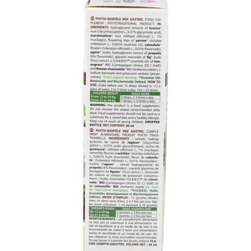Phyto - Bipole Mix - Gastro (digestion) 50ml - Intersa