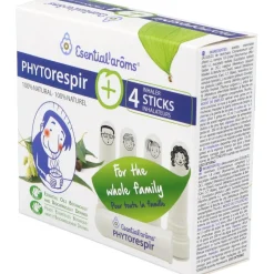 Phytorespir Frasco 30ml. + 4 Sticks Inhaladores - Esential Aroms