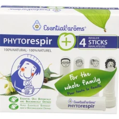 Phytorespir Frasco 30ml. + 4 Sticks Inhaladores - Esential Aroms