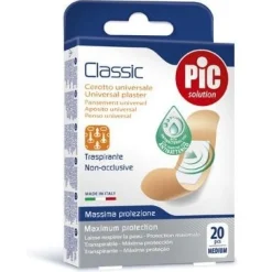 Pic Classic Apósito Adhesivo Con Bactericida 19X72Mm 20Uds