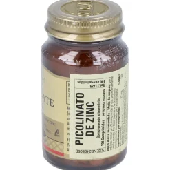 Piccolinato Zinc 22mg 100 Comprimidos - Solgar