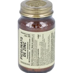 Piccolinato Zinc 22mg 100 Comprimidos - Solgar