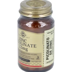 Piccolinato Zinc 22mg 100 Comprimidos - Solgar