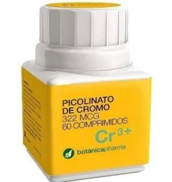 Picolinato de Cromo Botanicapharma (322 mg 60 Comprimidos) - Botanica Pharma