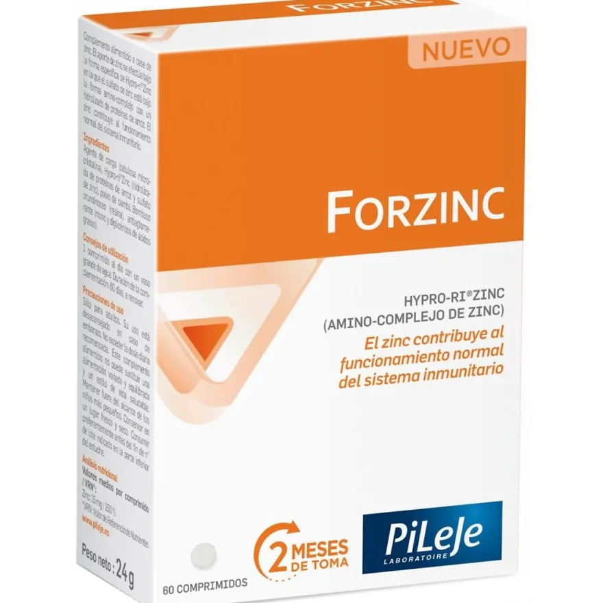 Pileje Forzinc 60 Comprimidos