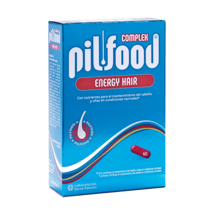 Pilfood Complex Energy Hair, 60 comprimidos. - Pilfood