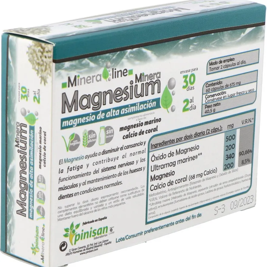 Pinisan Minera Magnesium 60Caps