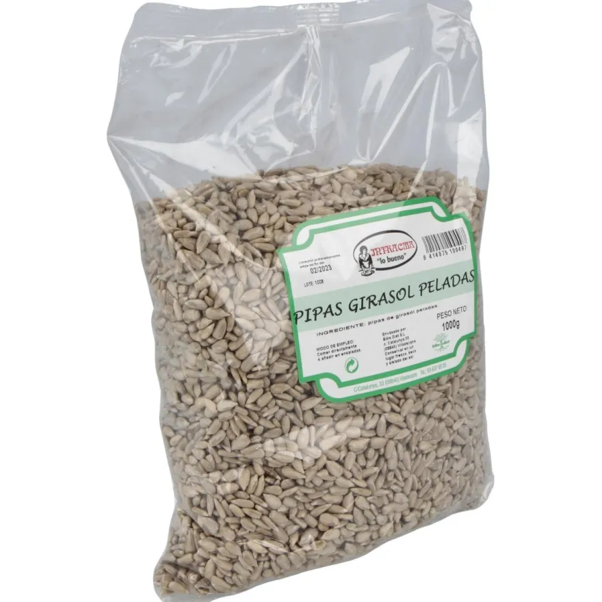 Pipas de Girasol Peladas 1kg - Intracma