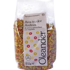 Pistones Aros Tricolor Andinos sin Gluten 500g - Oleander