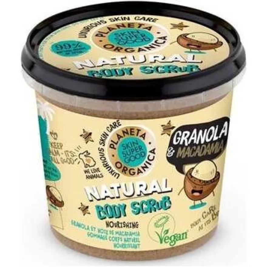 Planeta Orgánica Body Scrub Granola Y Macadamia Nut 360Ml
