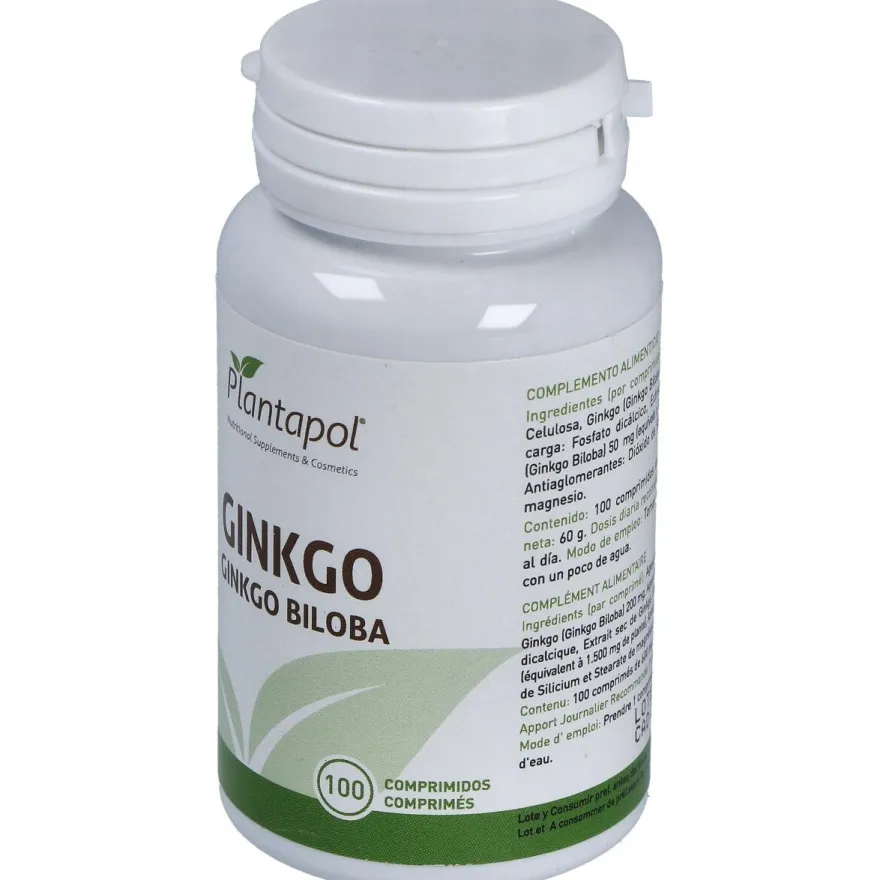 Plantapol Ginkgo Biloba 100 Comprimidos
