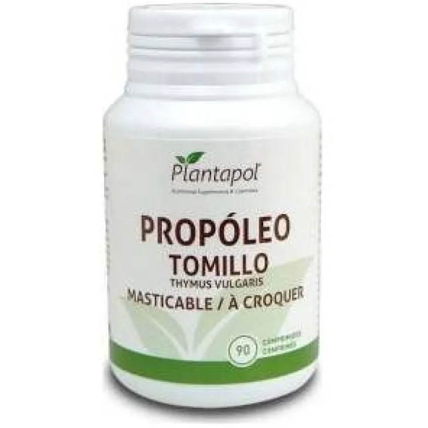 Plantapol Propoleo_ Tomillo Masticable 90 Comprimidos