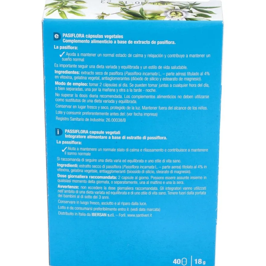 Plantas Fit Cápsulas Pasiflora - Santiveri