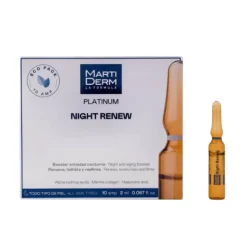 Platinum Night Renew ,10 Ampollas x 2 ml. - Martiderm