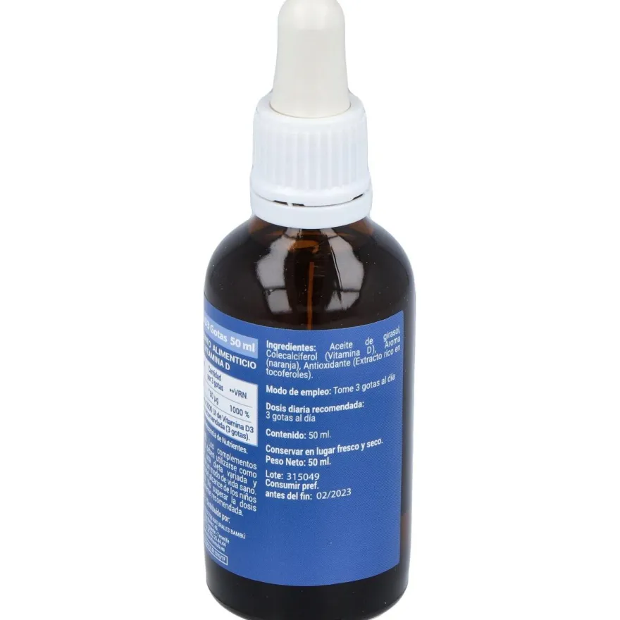 Polaris Vitamina D 3 Gotas 50Ml