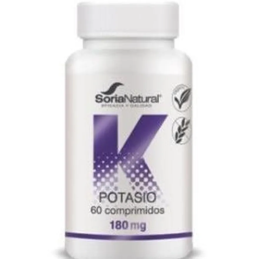 Potasio Liberacion Sostenida 180mg 60comp - Soria Natural