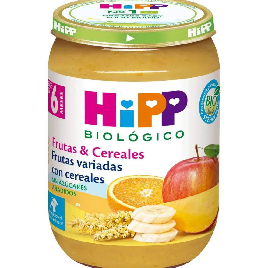Potito de Frutas Variadas con Cereales +6m 190g - Hipp