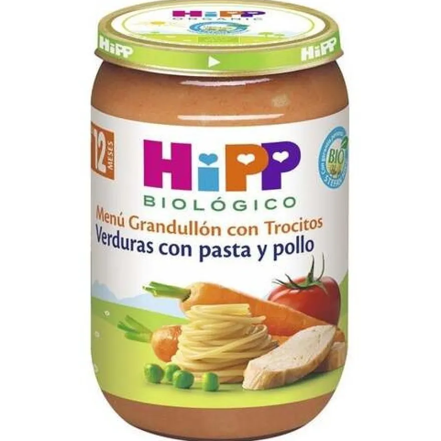 Potito Verduras Con Pasta Y Pollo 220Gr. Bio