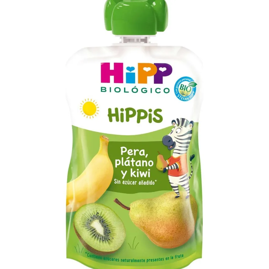 Pouches De Kiwi Pera Y Platano Bebibles 100Gr. Bio