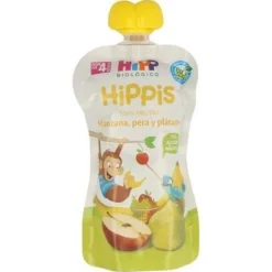 Pouches de Manzana Pera y Platano Bebibles 100gr - Hipp