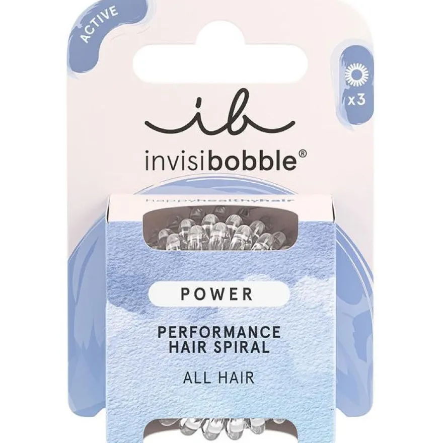 Power Crystal Clear 3uds - Invisibobble
