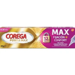 Power Max Fijación y Confort, 40 g - Corega