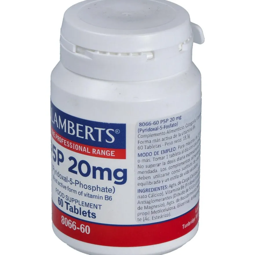 P5P 20Mg. Piridoxal-5-Fosfato 60Comp.