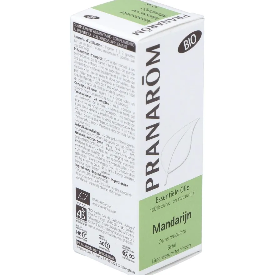 Pranarôm Aceite Esencial De Mandarina Bio 10Ml