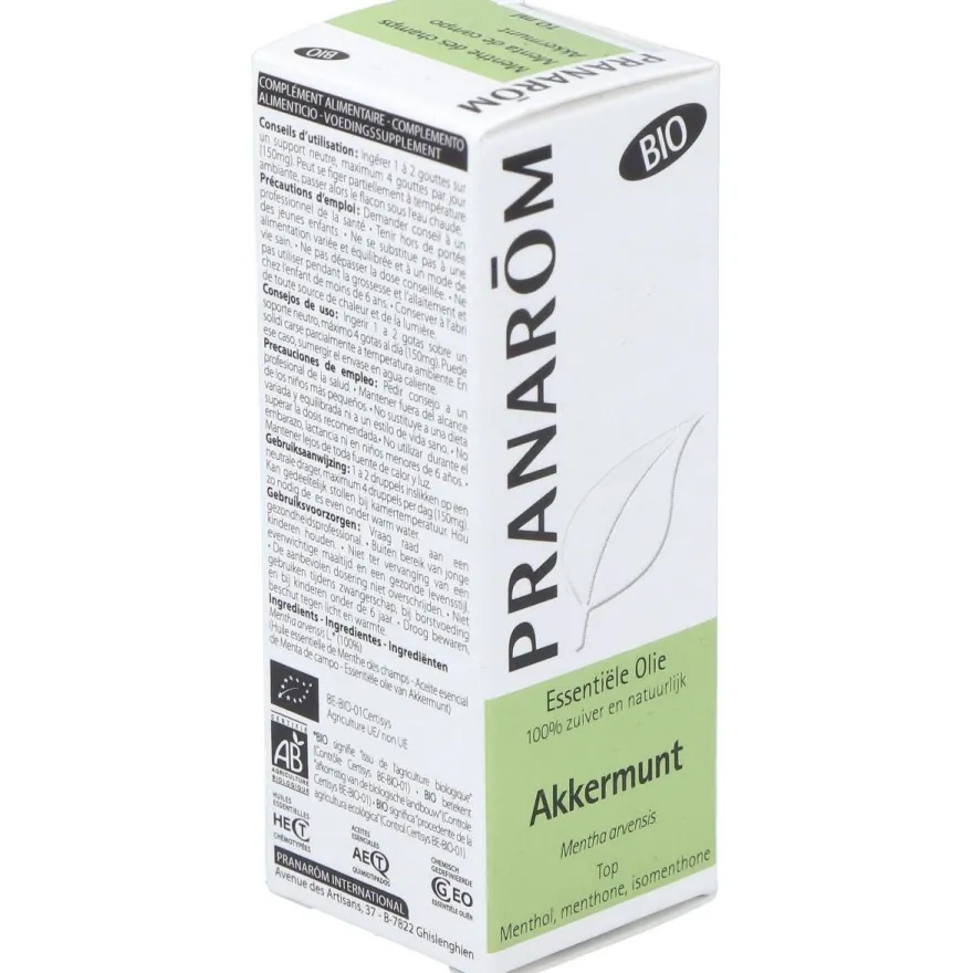 Pranarôm Aceite Esencial de Menta de Campo Bio 10ml - Pranarom