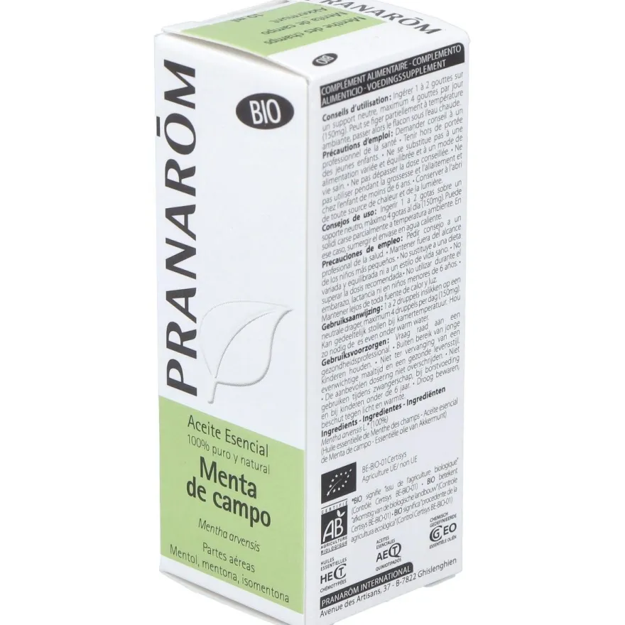 Pranarôm Aceite Esencial de Menta de Campo Bio 10ml - Pranarom