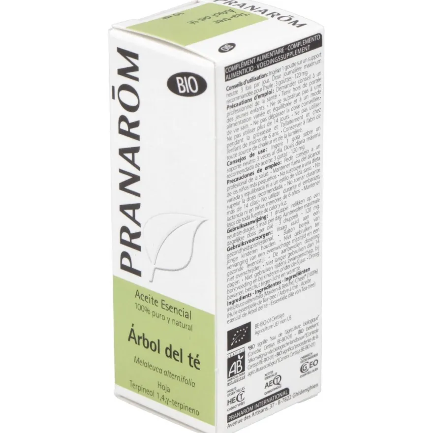 Pranarôm Aceite Esencial de Árbol de Té Bio 10ml - Pranarom