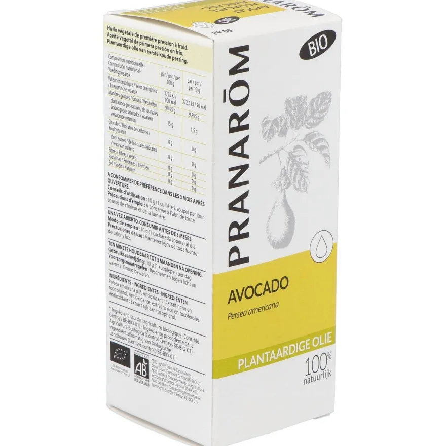 Pranarôm Aceite Vegetal Aguacate 50ml Bio - Pranarom