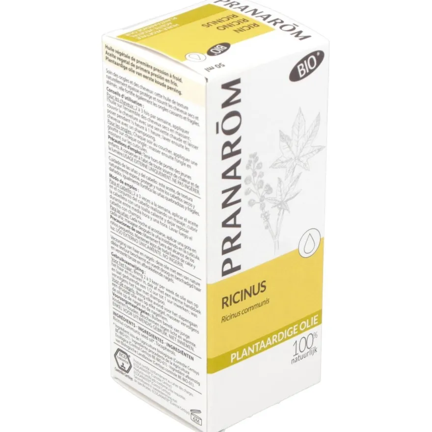 Pranarôm Aceite Vegetal Ricino Bio 50ml - Pranarom