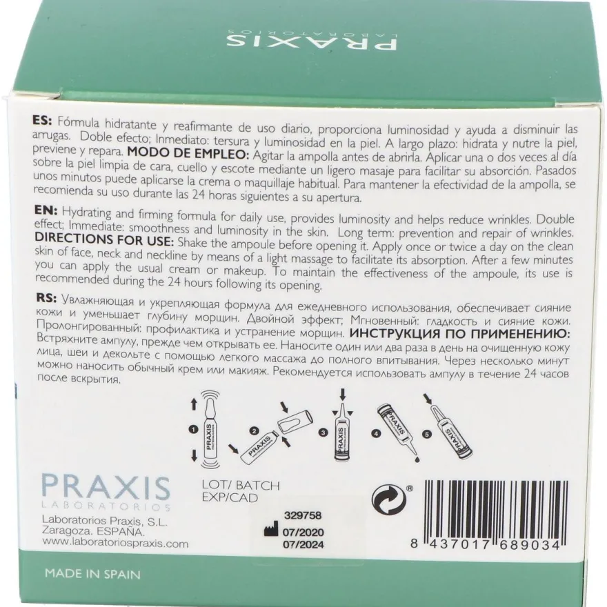 Praxis Proteoglicanos Oil Free 24X2Ml