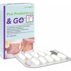 Prebióticos Probióticos&go, 30 Cápsulas - Pharmaandgo