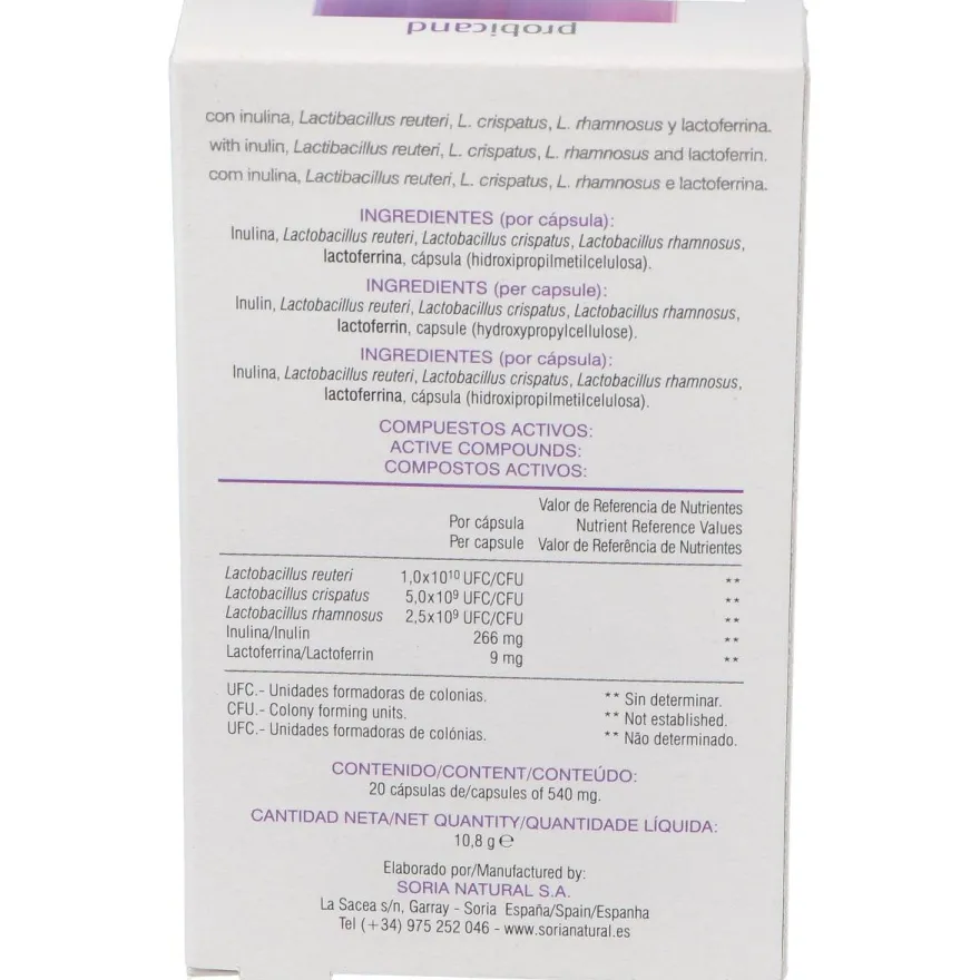 Probicand 20caps - Soria Natural