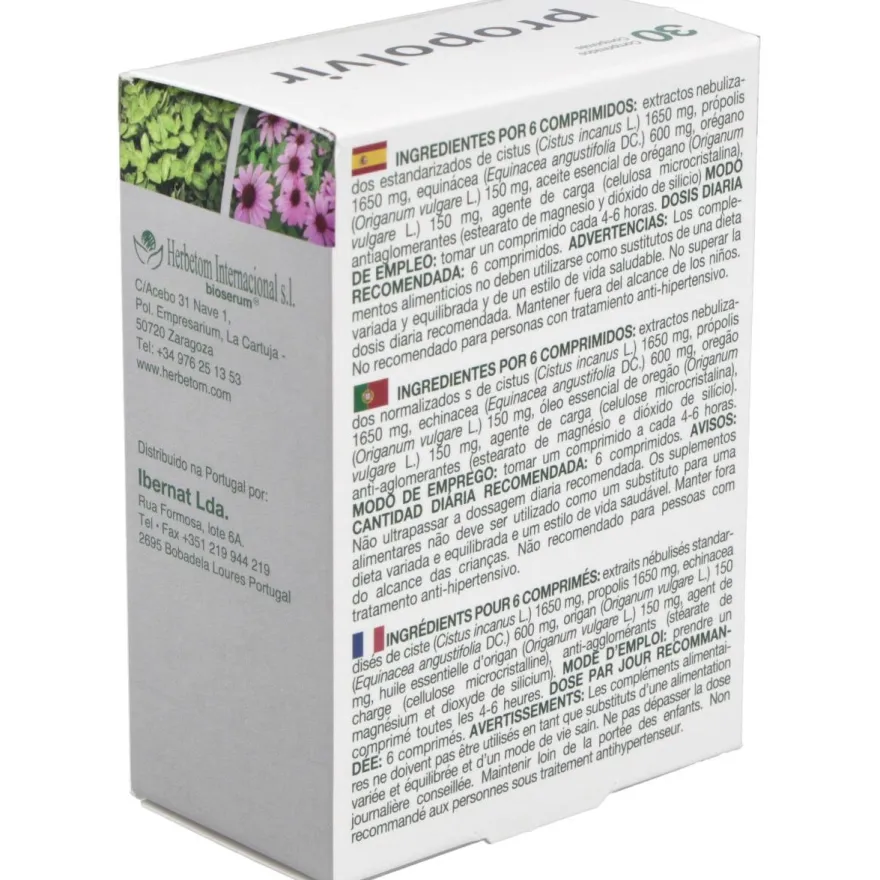 Propolvir 30 Comprimidos - Bioserum