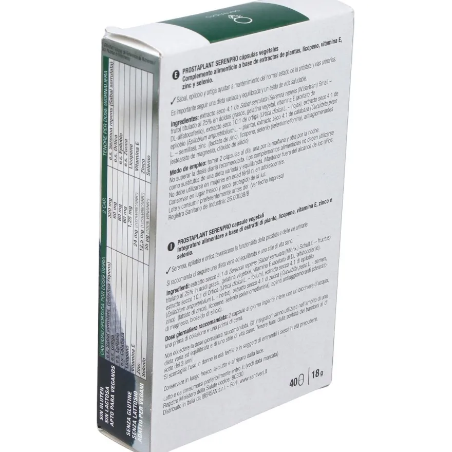Prostaplan Serenpro 40cap - Santiveri
