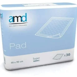 Protector Cama Pad Super 60x90 30uds - Amd