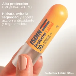 Protector Labial SPF 30, 4 g. - Isdin